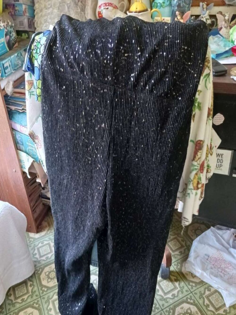 Wild Fable XXL Black Sequin Jumpsuit NWT Flaws Sleeveless Zip Up One Piece Stay